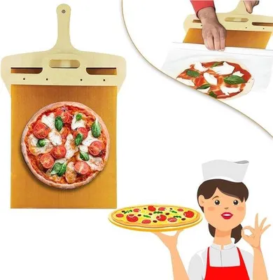 Zdjęcie produktu dla Łopatka do pizzy z powłoką antypoślizgową