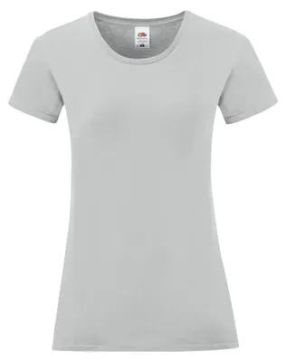 Produktbild von Fruit of the Loom - "Iconic 150" T-Shirt für Damen FK2487 (S) (Zink)