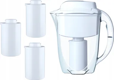 Produktbild von J.SHMIDT 500 2,8 l Krug mit 3 Einsätzen, weiß groß stark