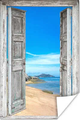 Produktbild von MuchoWow® Poster Strand - Tropisch - Sommer - Blick - Meer 40x60 cm - Plakate für die Wand - Poster Babyzimmer