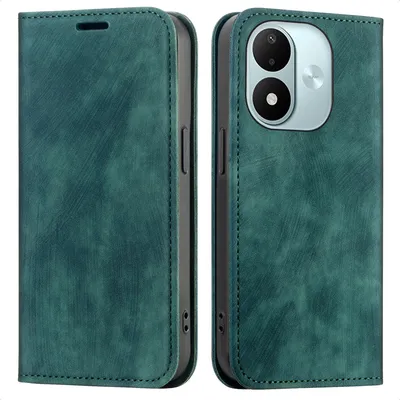 Imagen del producto de Estuche tipo libro delgado para Xiaomi Redmi Note 17 (5G) - Verde