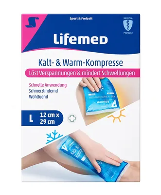 Obrázek produktu pro CHLADNÉ A TEPLÉ OBKLADY, velikost L, 12x29 cm, modré. Sada opakovaně použitelných chladicích a vyhřívacích polštářků. Chladicí podložky, chladicí obklady, gelové podložky (velikost L - 12x29 cm - 12 kusů)
