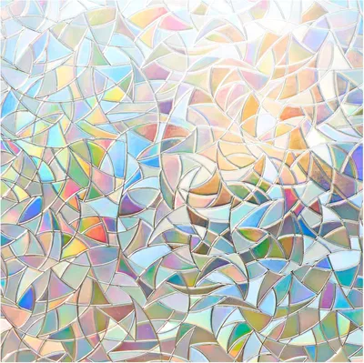 Zdjęcie produktu dla Folia okienna 75 x 200 cm, samoprzylepna, ochrona prywatności, efekt 3D, na okno