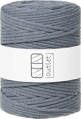 Obrázok produktu pre Sivá pletená šnúra 5 mm 100 m OUTLET