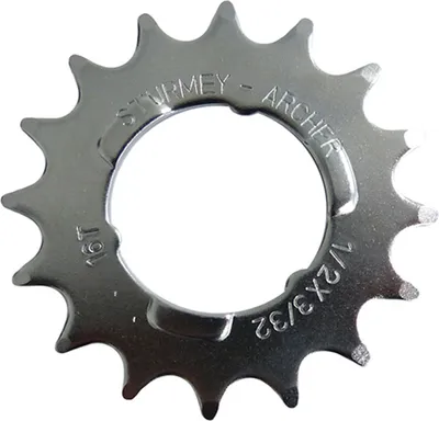 Produktbild von SunRace Steckkranz 16 Zähne 1/2\" x 3/32\" flach HSL864