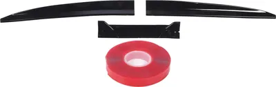 Productafbeelding van Achterspoiler van TPU, glanzend zwart, voor verbeterde aerodynamica en een sportieve uitstraling. Achterklepspoiler voor auto's, sedans en SUV's