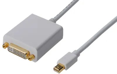 Zdjęcie produktu dla Digitus Kabel adapterowy DisplayPort, 0,15 m, Mini DisplayPort, DVI-D, Nikiel, 1.1a, Miedź