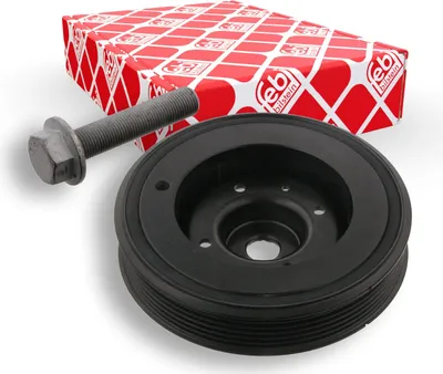 Produktbild von FEBI BILSTEIN 33568 Riemenscheibe Kurbelwelle für VW GOLF VI (5K1) 143mm 5-Rippen