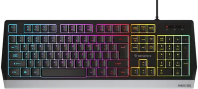 Image de GENESIS Rhod 300 RGB Clavier de jeu USB QWERTY Anglais Noir (NKG-1528)