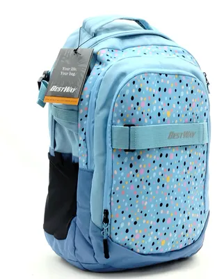 Zdjęcie produktu dla Plecak szkolny Bestway Evolution Air 40177, kolor: gołębi niebieski