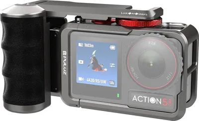Obrázek produktu pro Kovové ochranné pouzdro s držákem Puluz pro Dji Osmo Action 5 Pro / Action 4 / Action 3