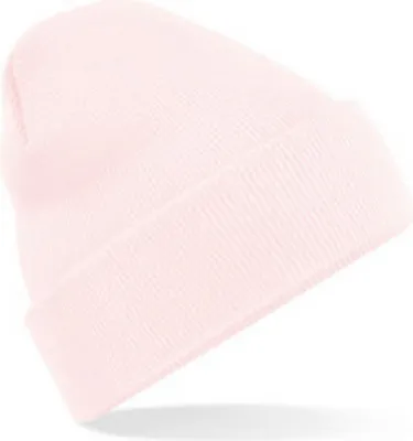 Image de Beechfield B45 | Original Cuffed Beanie Bonnet d'hiver - Couleur : Pastel Pink - Taille : One Size
