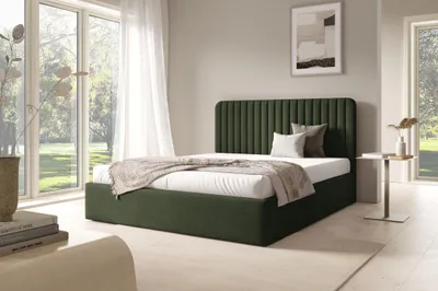 Produktbild von Doppelbett mit Stauraum 160x200 TAISA 2 - grün