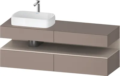 Produktbild von DURAVIT QA4777091430000 QTG KWTU WH Ek. 1600x550x600 bs. Mt.