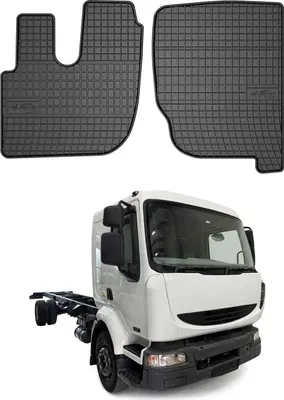 Obrázok produktu pre 1997-2013 Renault Midlum podlahové rohože gumové čierne 2 ks
