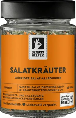 Produktbild von Salatkräuter Gewürzmischung, grob gemahlen, 50g im Glas