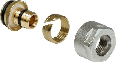 Immagine prodotto di 2 x raccordo a compressione Eurocono con dado 16 x 2 - 3/4