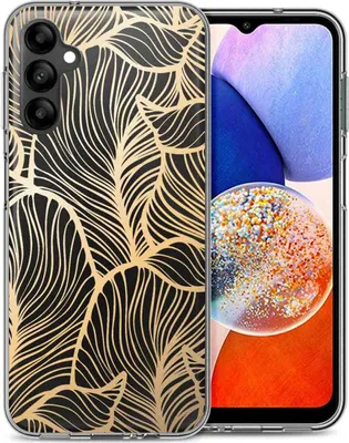 Produktbild von imoshion Design Hülle Samsung Galaxy A14 (5G/4G) - Golden Leaves