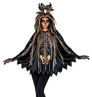 Produktbild von Widmann - Kostüm Voodoo Priesterin, Hexenmeisterin, Mottoparty, Halloween