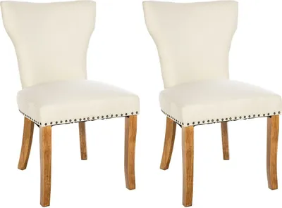Produktbild von 2er Set Esszimmerstuhl Zadar Stoff antik-hell creme