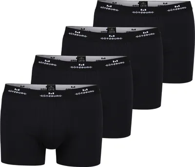 Produktbild von Götzburg 4er Pack Boxershorts Herren Unterwäsche sportliche Retro Pants Größe: 9