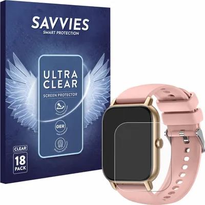Produktbild von 18x Für Nerunsa P66D / P66B / P66E / P66DMB / P66RD 1.85" Schutzfolie Savvies Displayschutz Display Schutz Folie Klar Transparent