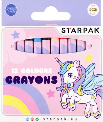 Image de Crayons de cire pour bougies 12 couleurs