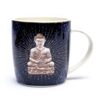Produktbild von yogabox Teetasse - 0,4 L Buddha blau