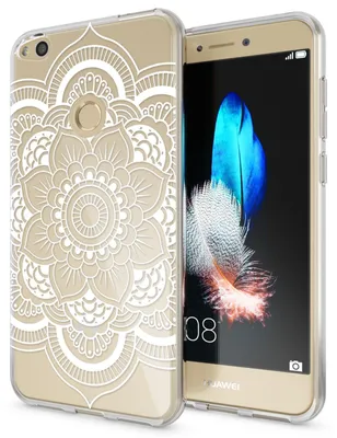 Zdjęcie produktu dla Etui na telefon Huawei P8 Lite 2017 od NALIA, smukłe silikonowe etui ochronne z motywem Wzór kwiatów