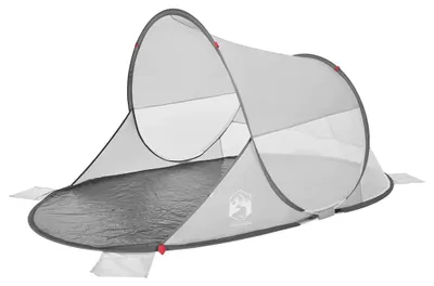 Produktbild von vidaXL Strandzelt Grau Pop-Up Wasserdicht