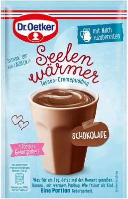 Produktbild von Dr. Oetker Seelenwärmer Schokolade 33g