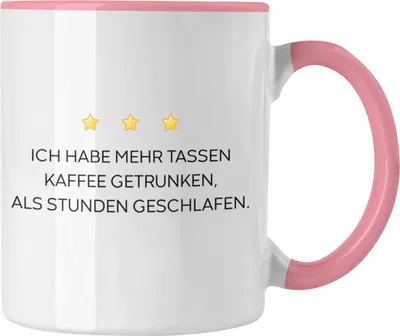 Produktbild von Trendation - Lustige Tasse mit Spruch für Frauen Männer Arbeit Büro Lustig Tassen Becher mit Sprüchen Kollegin Geschenk Sarkasmus Kaffee (Rosa)