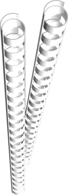 Image de GENIE Spiralbinderücken 10mm weiß 25 Stk
