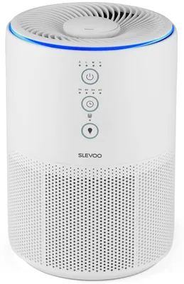 Produktbild von Luftreiniger Schlafzimmer mit H13 HEPA Filter 240m³ h CADR EFFEKTIVE LUFTREINIGUNG GEGEN TIERHAARE und ALLERGENE