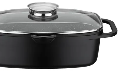 Produktbild von Universalbräter 33 cm Gourmet Granit mit Servierzange