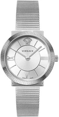 Produktbild von Versace VEVE00419 Glamour Lady weiss silber Edelstahl Armband Uhr Damen NEU