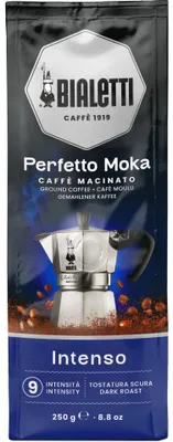 Imagen del producto de Bialetti Perfetto Moka Intenso, café molido, 250 gramos