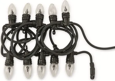 Produktbild von Merkloos Lichterkette 3,6 m mit 10 Glühbirnen Warm White Flame Effekt