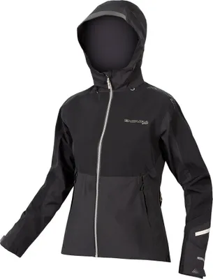 Produktbild von Endura Damen MT500 wasserdichte Jacke schwarz L - High-Performance MTB-Regenj...