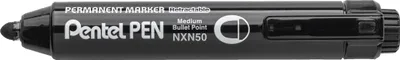 Produktbild von Pentel Permanent-Marker NXN50 mit Druckmechanik schwarz