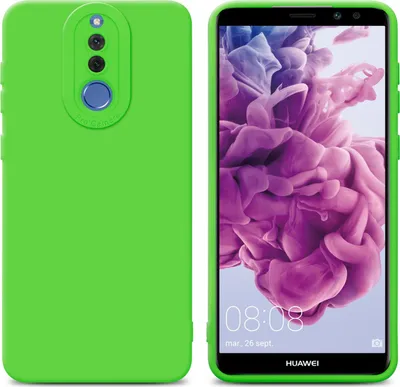 Immagine prodotto di Cadorabo cover per Huawei MATE 10 LITE cover protettiva in silicone TPU verde custodia per telefono cellulare