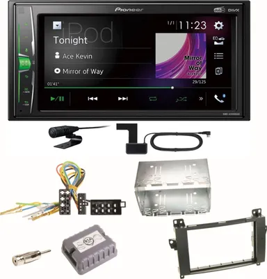 Produktbild von Pioneer DMH-A3300DAB Bluetooth MP3 DAB+ Einbauset für Mercedes Vito Viano W639