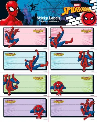 Immagine prodotto di Etichette adesive di Spider-Man