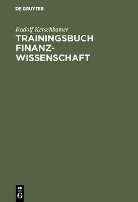 Produktbild von Trainingsbuch Finanzwissenschaft