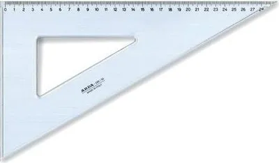 Zdjęcie produktu dla ARDA 28730MAN, 60° trójkąt, Połysk, Plastik, Niebieski, Przezroczysty, 20 cm, Wiszący worek