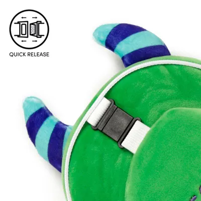 Image de Relaxeazzz Peluche Vert Monstarz Oreiller de voyage & masque de sommeil