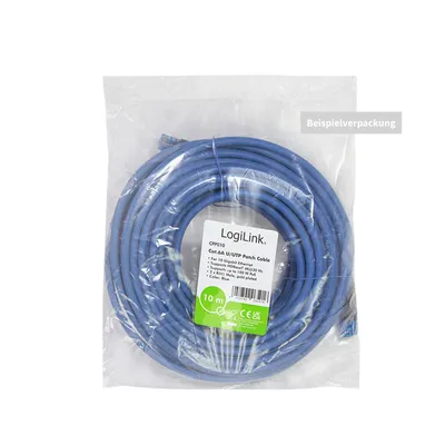 Immagine prodotto di LogiLink Professional CPP020 Cavo patch LogiLink Premium, Cat.6A, U/UTP, blu, 20 m