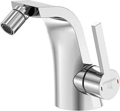 Produktbild von Steinberg Serie 260 Bidetarmatur, mit Ablaufgarnitur, Ausladung 105 mm, 2601300