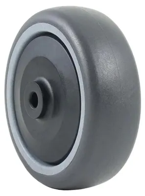 Obrázek produktu pro 100mm kolečko s šedým elektricky vodivým termoplastickým polyuretanem na nylu