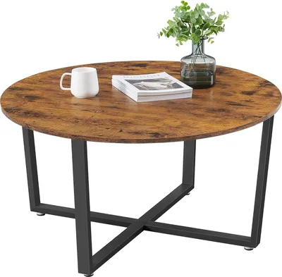 Produktbild von Songmics Couchtisch Industriestil Stahlrahmen Rustikal Braun